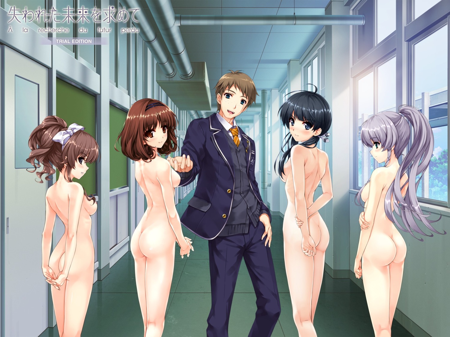 ass furukawa_yui hanamiya_nagisa hasekura_airi kuroya_shinobu misaki_kurehito naked nipples photoshop sasaki_kaori trumple upscaled ushinawareta_mirai_wo_motomete wallpaper