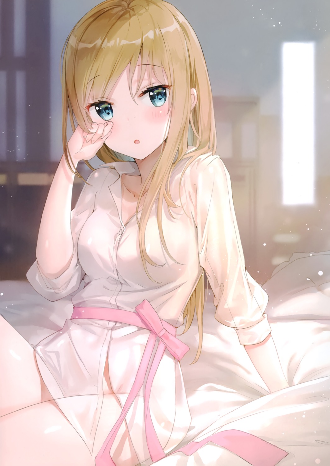 bottomless dress_shirt fuumi radial_engine see_through