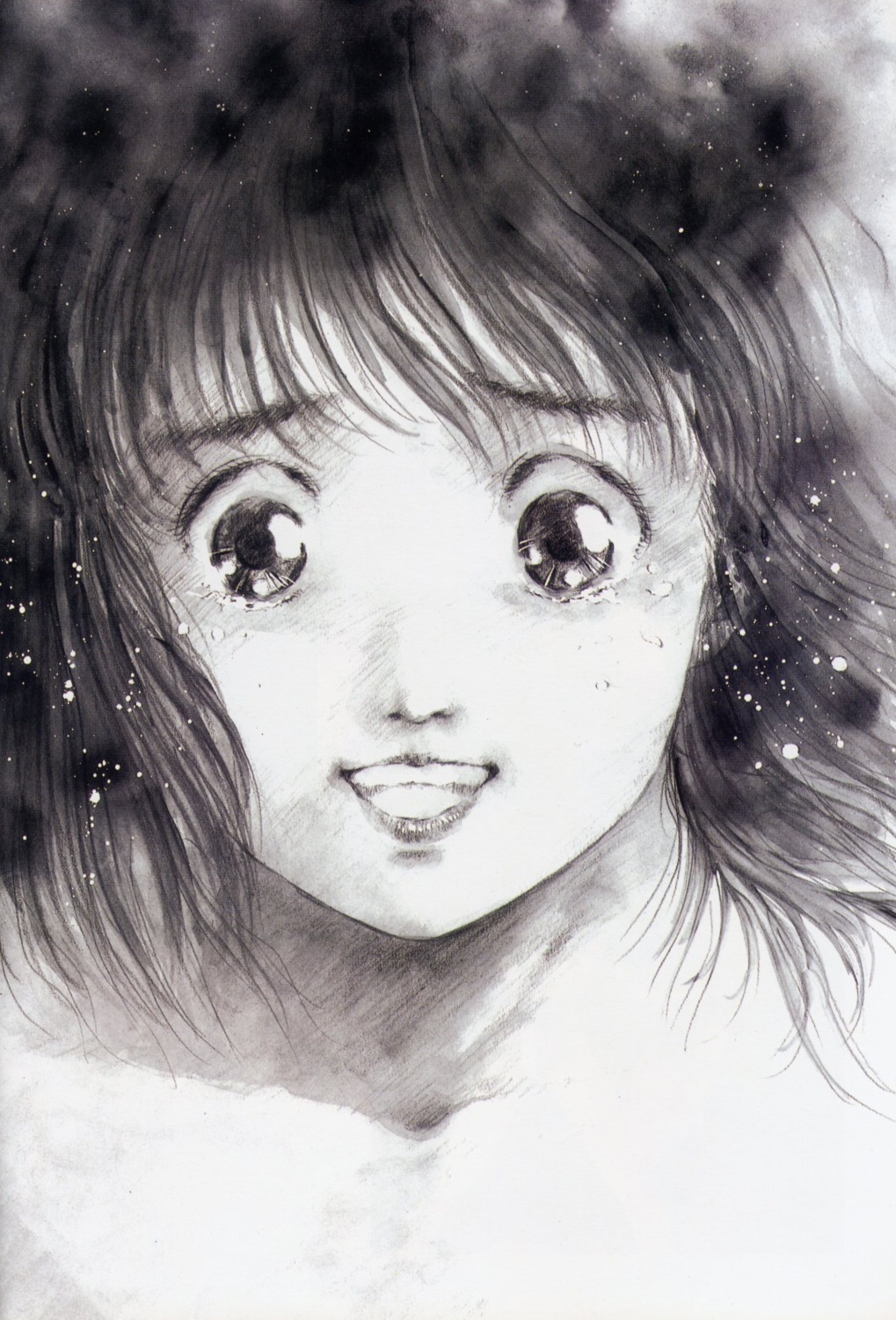 gunbuster mikimoto_haruhiko monochrome takaya_noriko