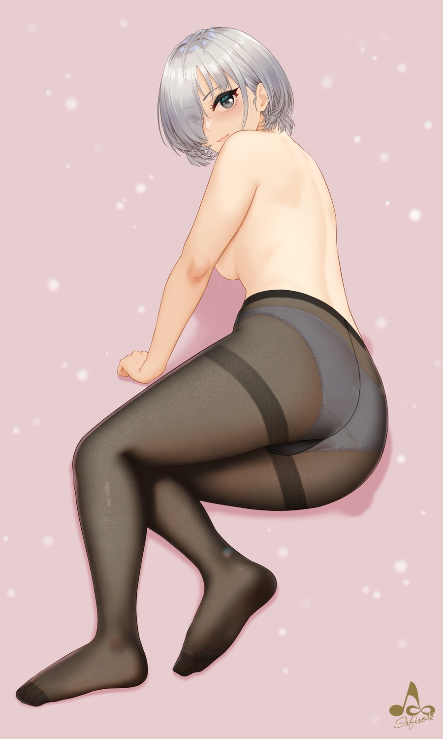 ass infinote pantsu pantyhose sashou_mihiro topless