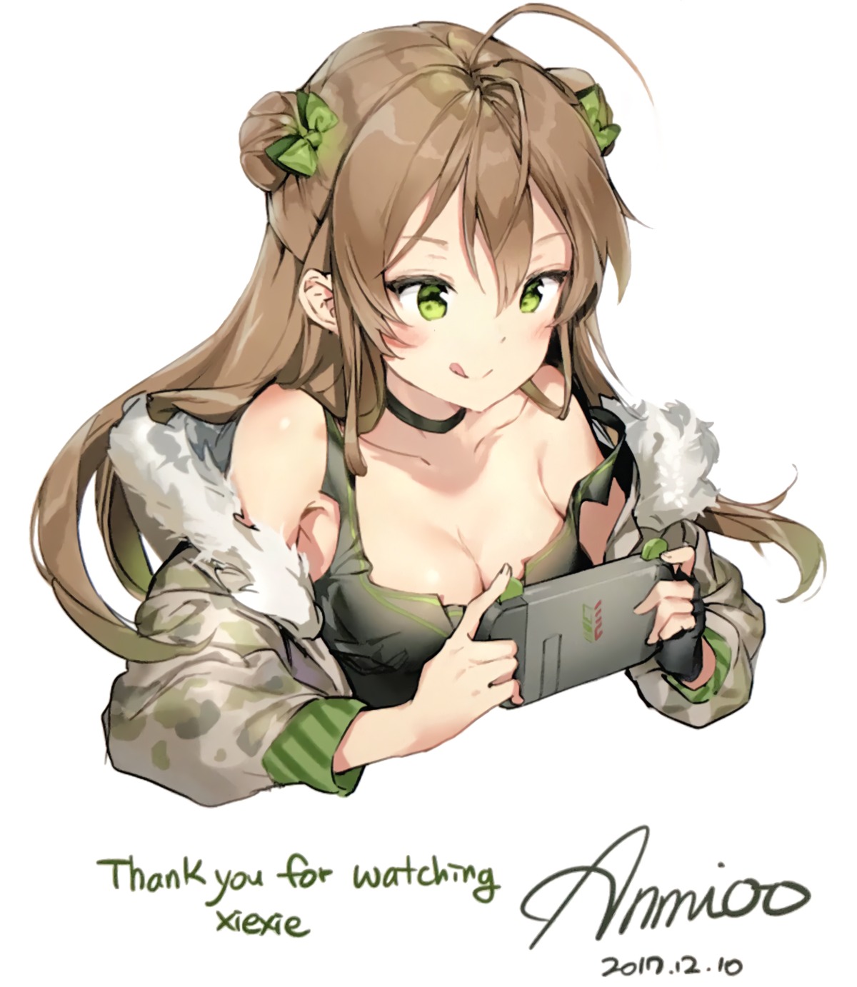 anmi cleavage girls_frontline rfb_(girls_frontline)