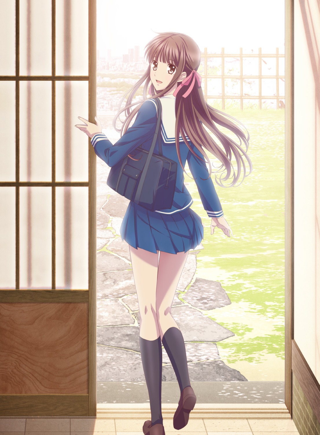 fruits_basket honda_tohru seifuku skirt_lift tagme