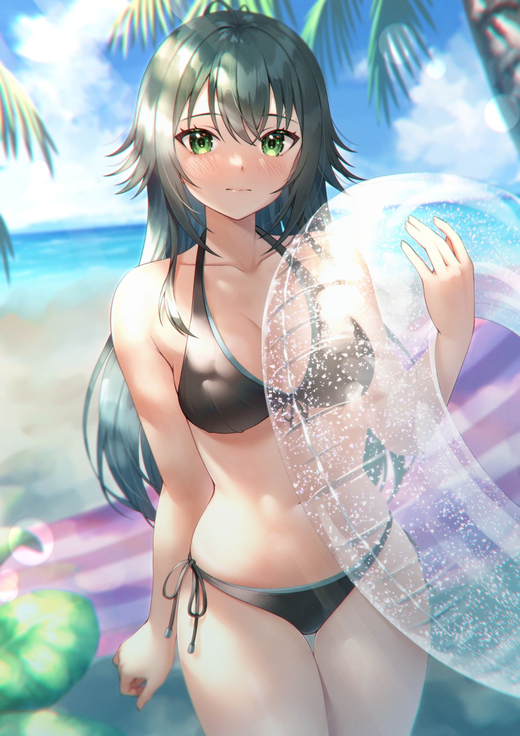 bikini gakuen_idolm@ster swimsuits the_idolm@ster tsukimura_temari tsunenorip