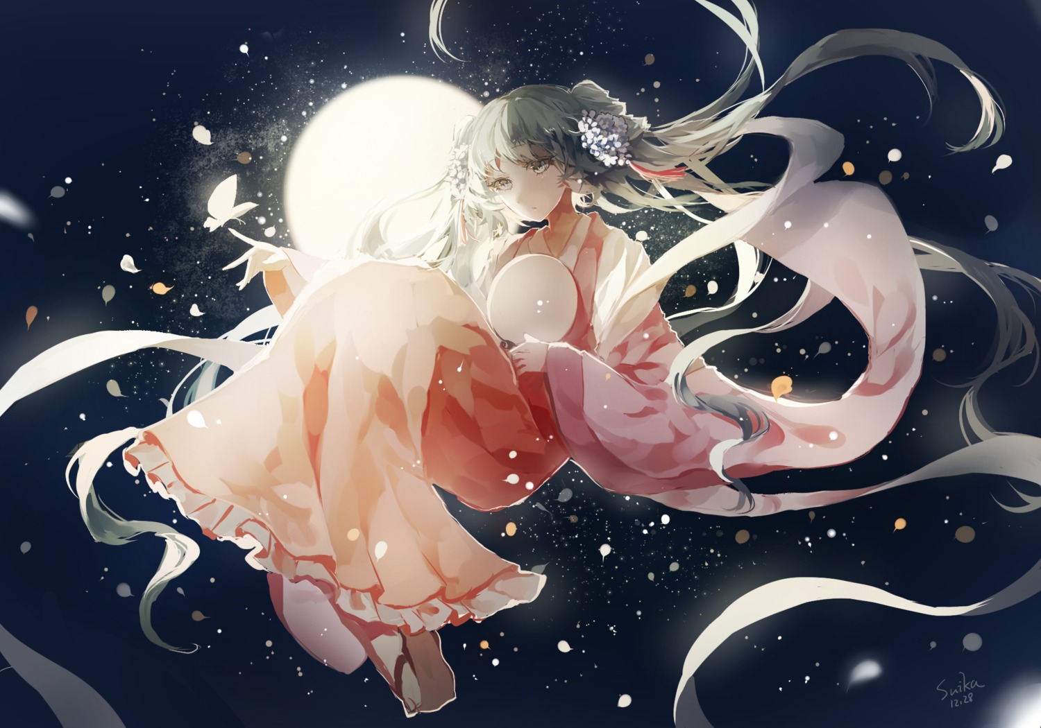 asian_clothes chuushuu_meigetsu_miku cui_(jidanhaidaitang) vocaloid