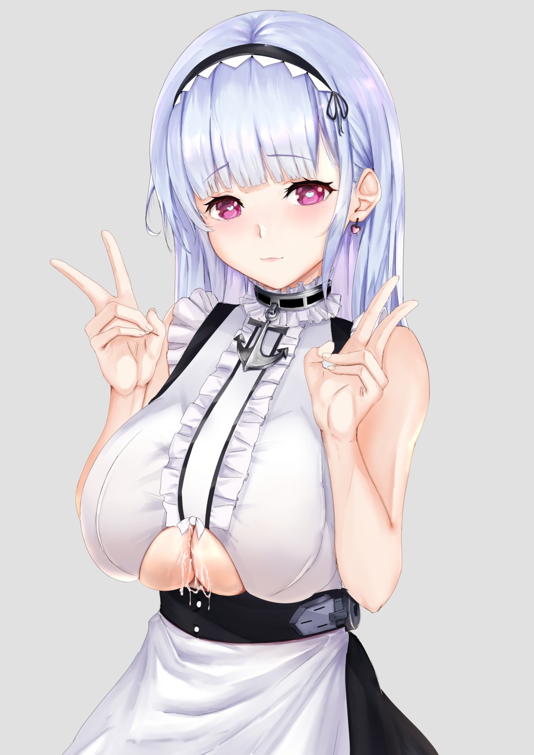 azur_lane cum dido_(azur_lane) maid mippei29 no_bra