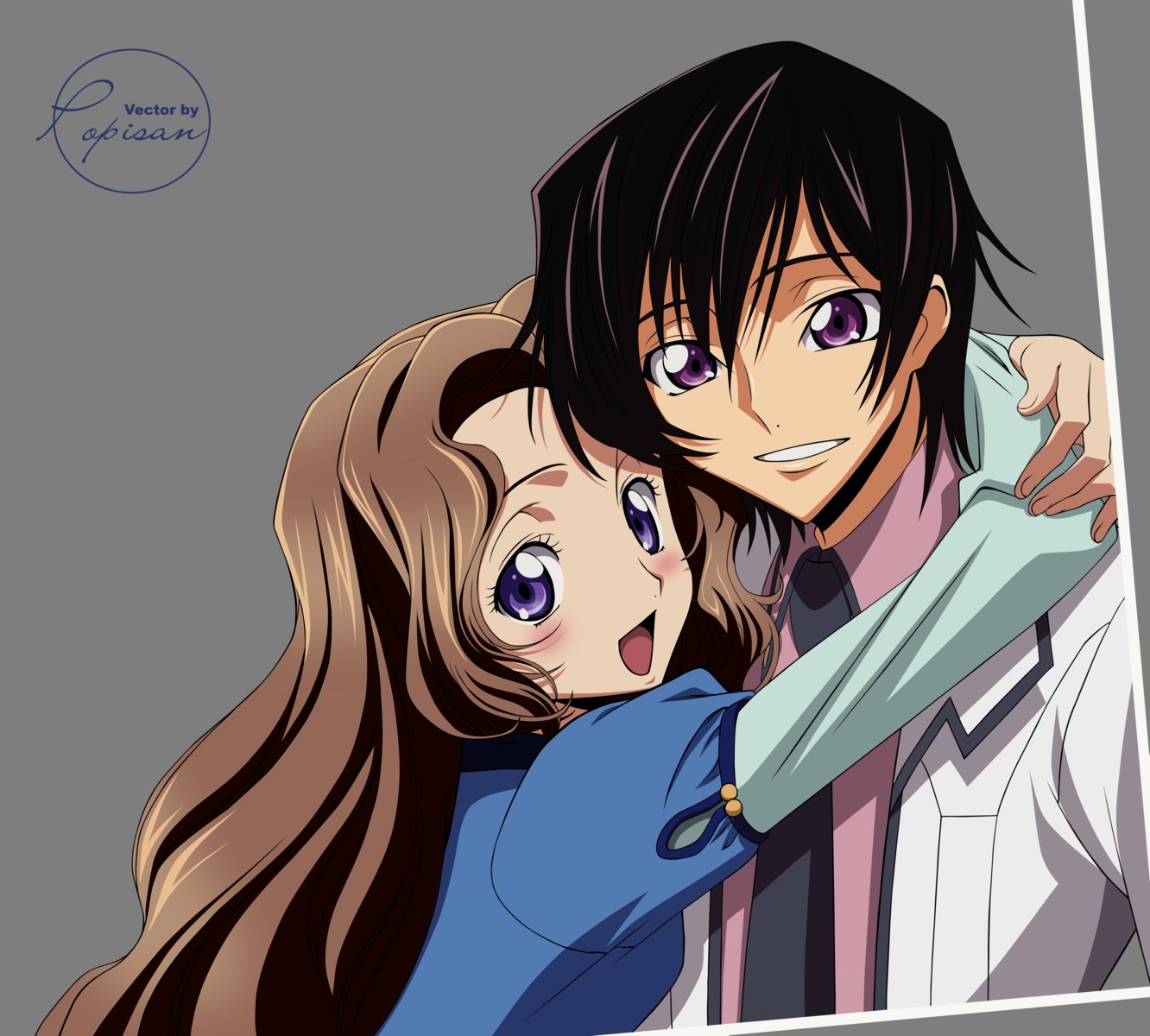 code_geass lelouch_lamperouge nunnally_lamperouge transparent_png vector_trace watermark