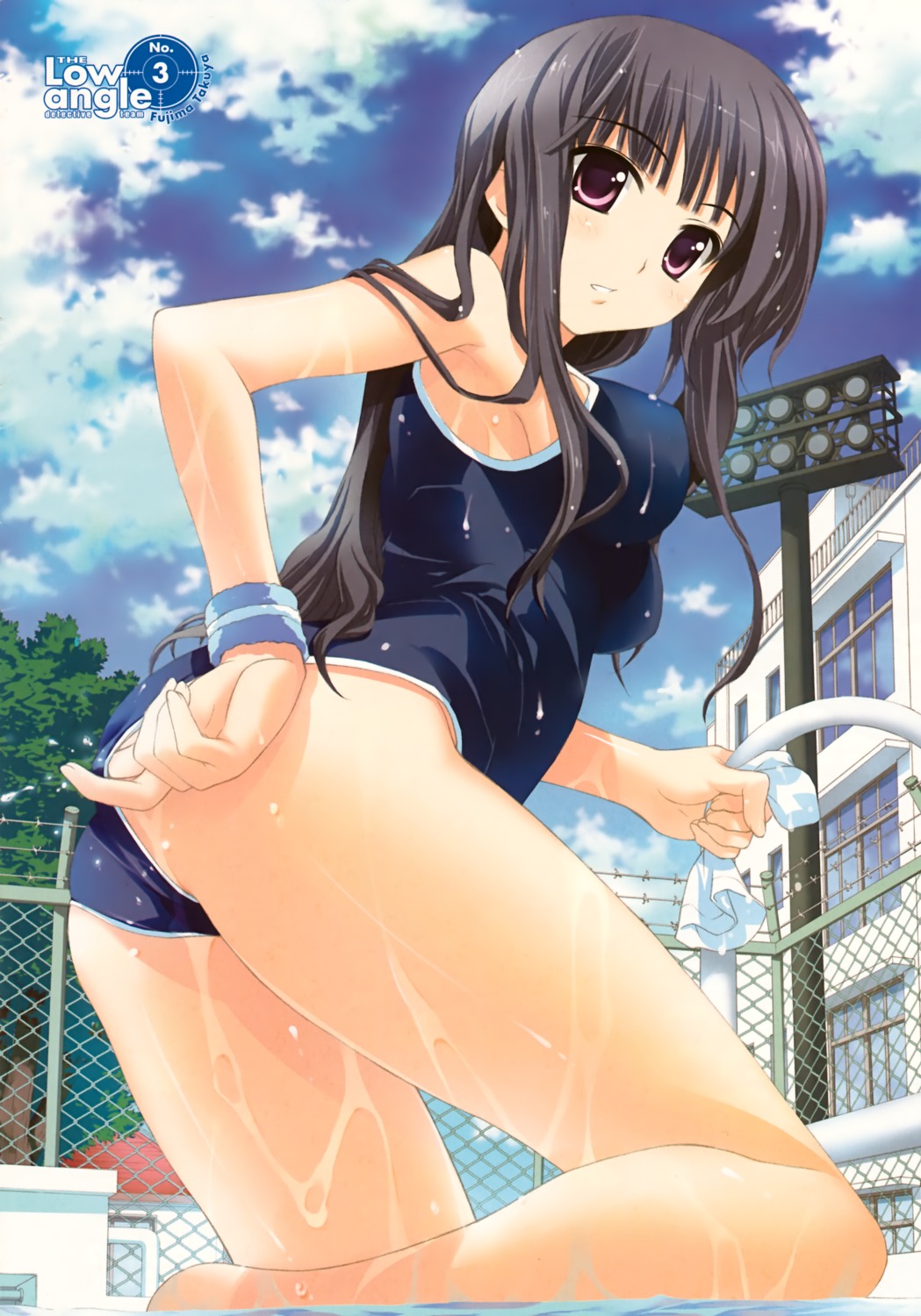 fujima_takuya swimsuits wet