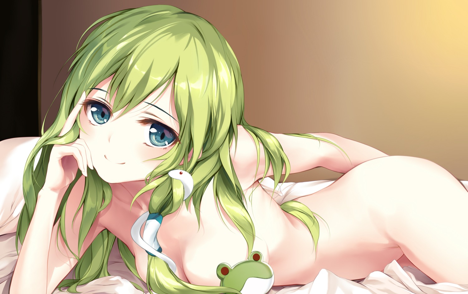 eien_no_juu_nana-sai kochiya_sanae naked touhou