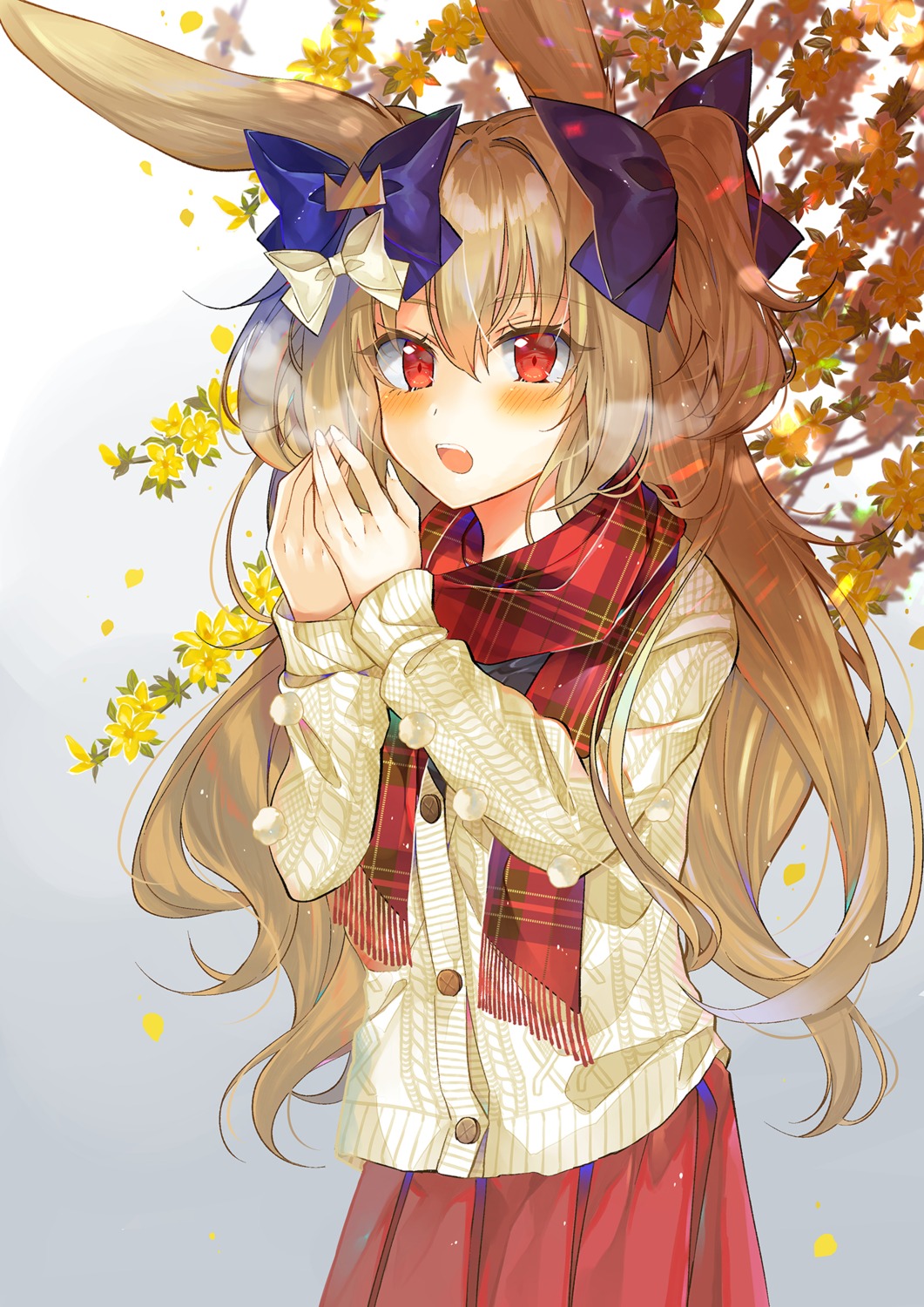 animal_ears bunny_ears saichuu sweater