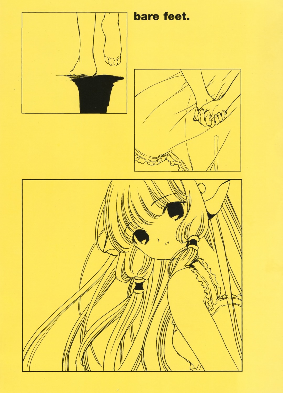 chii chobits clamp monochrome