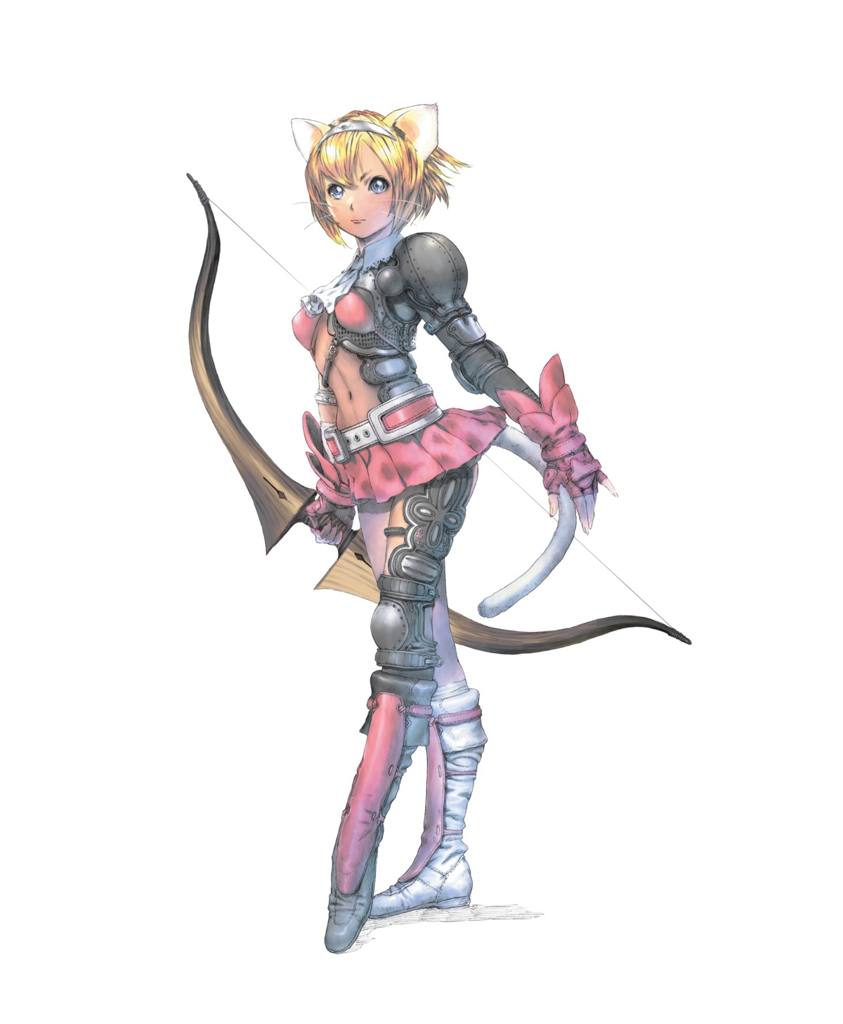 animal_ears armor brave_story:_aratanaru_tabibito nekomimi tail uncompressed_file weapon yasuda_akira yuno_(brave_story)