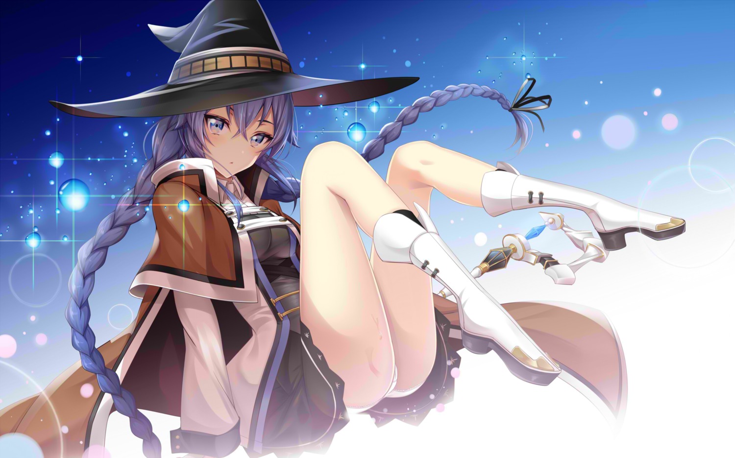 mushoku_tensei pantsu roxy_migurdia skirt_lift tagme thong witch