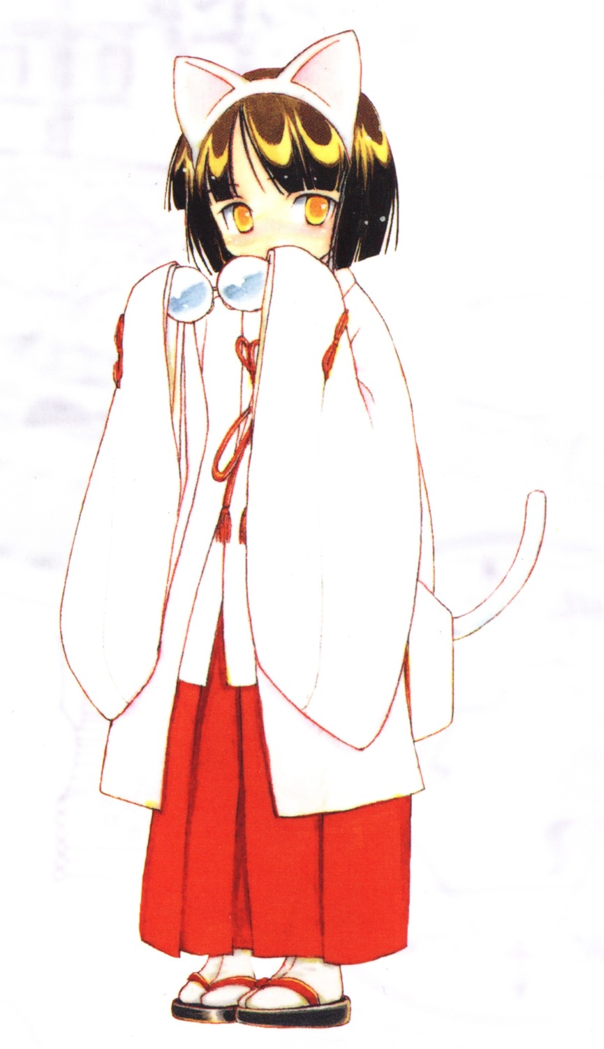 animal_ears arima_keitarou miko nekomimi screening tail tsukuyomi_moon_phase