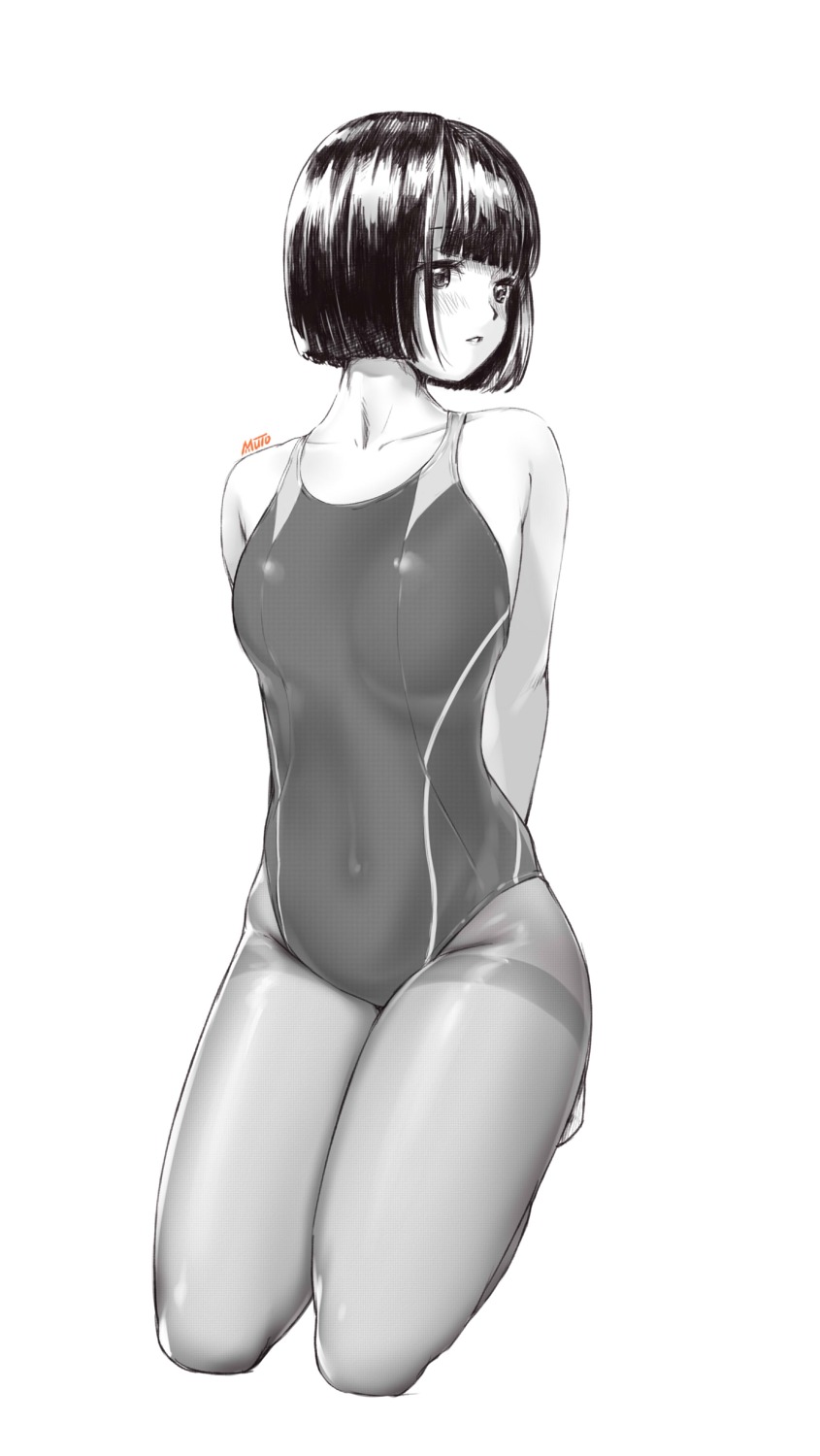 monochrome muto pantyhose swimsuits