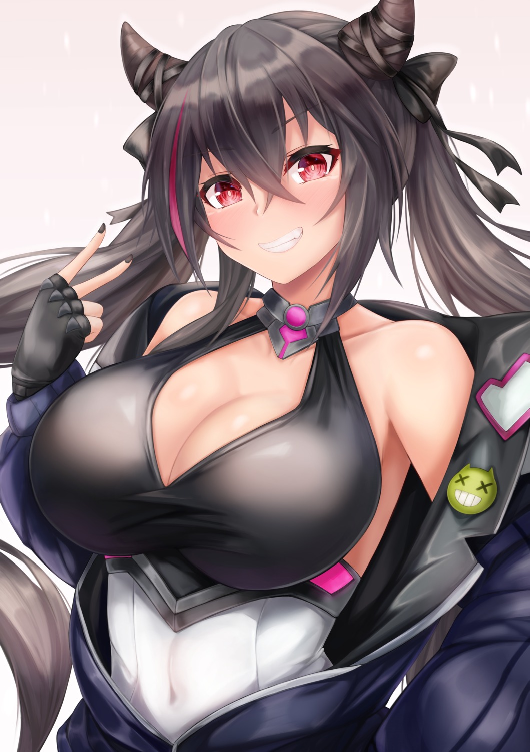 azur_lane cleavage horns san_francisco_(azur_lane) tagme