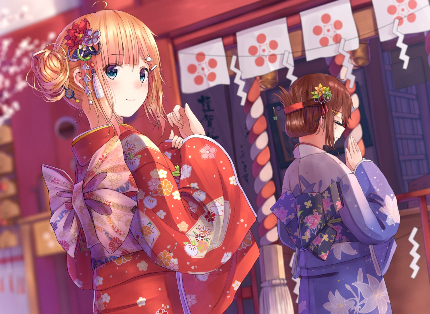 enuni kimono megane