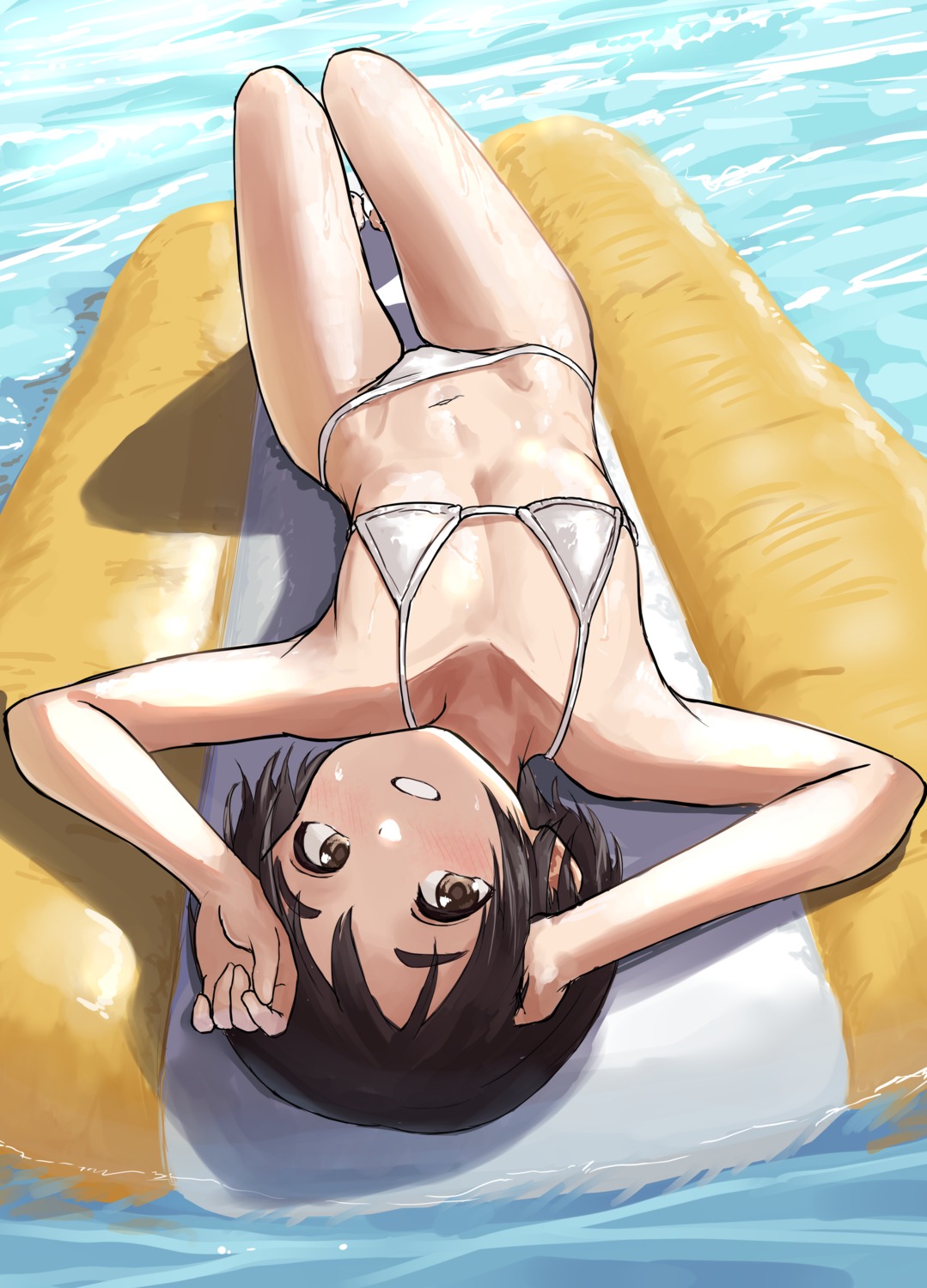 bikini kantai_collection kibitarou loli maru-yu swimsuits