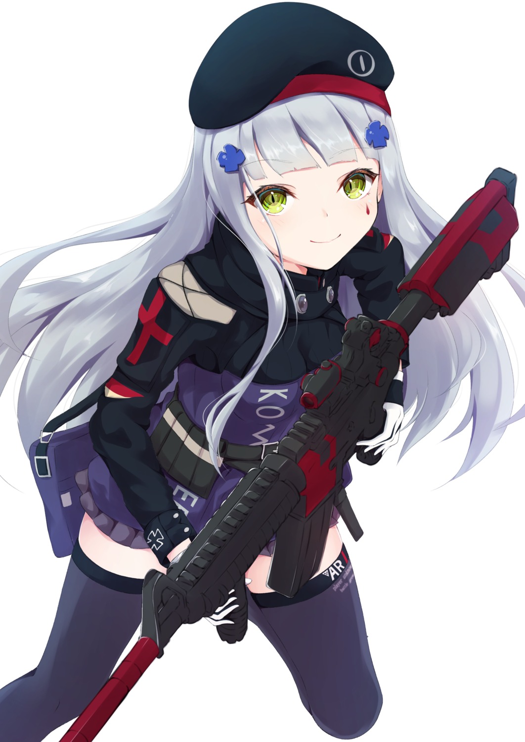 girls_frontline gun hk416_(girls_frontline) inora thighhighs