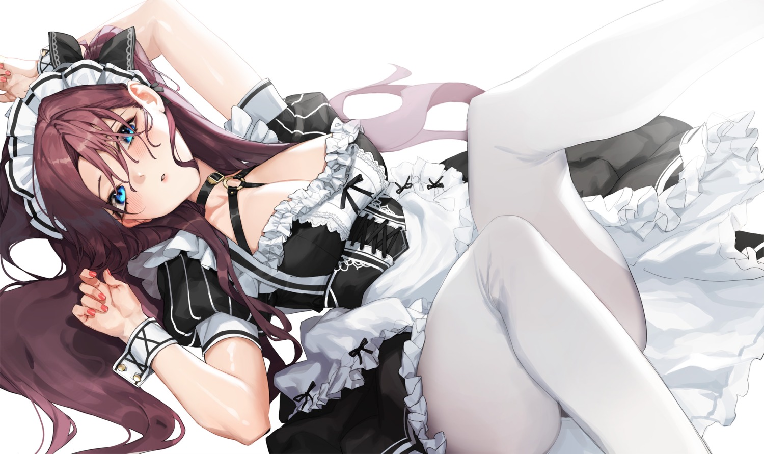 maid pantyhose skirt_lift tunamayo_(dsasd751)