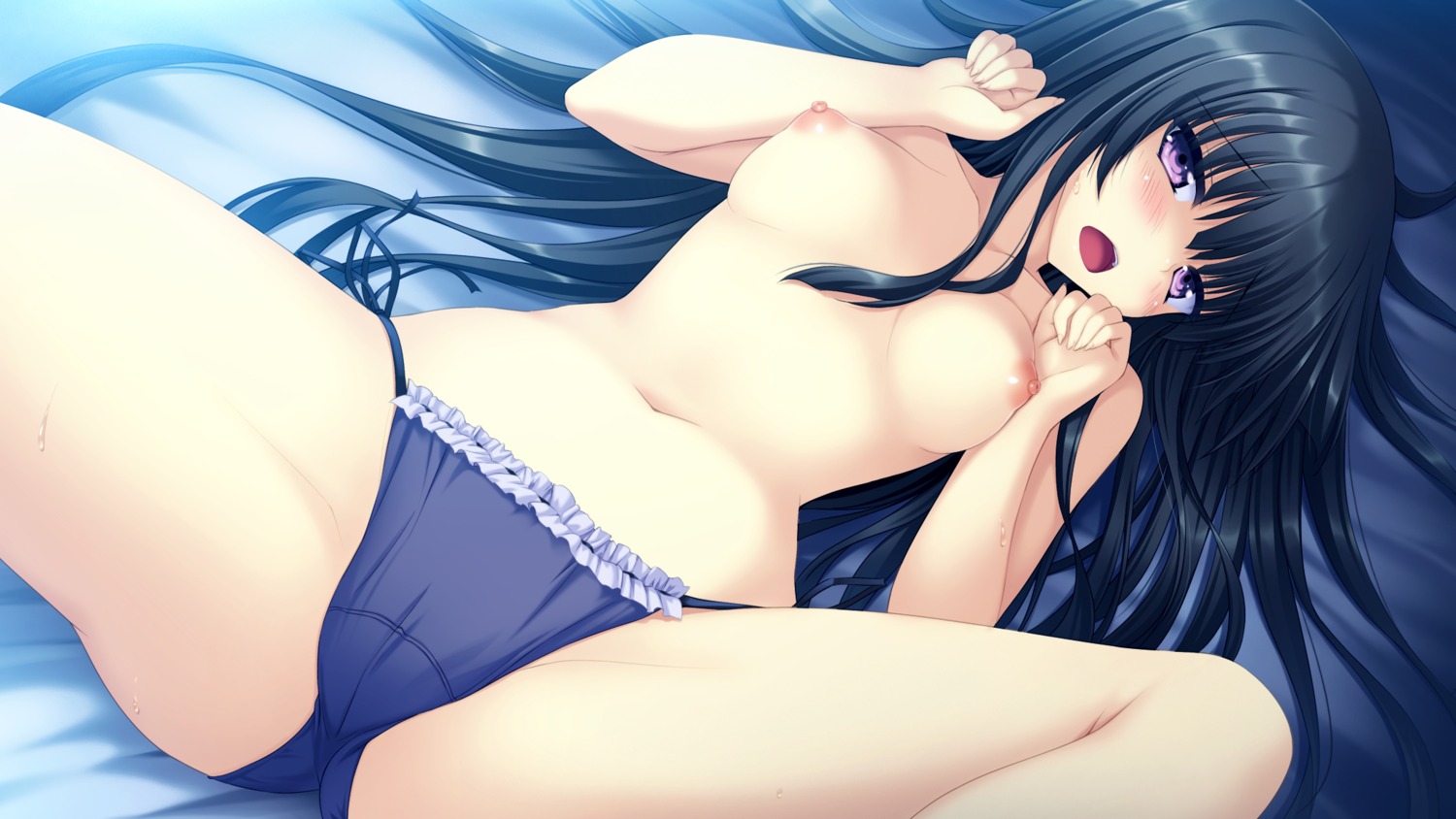 cameltoe eufonie game_cg koiken_otome_revive nipples pantsu shiko_minato string_panties tateha topless