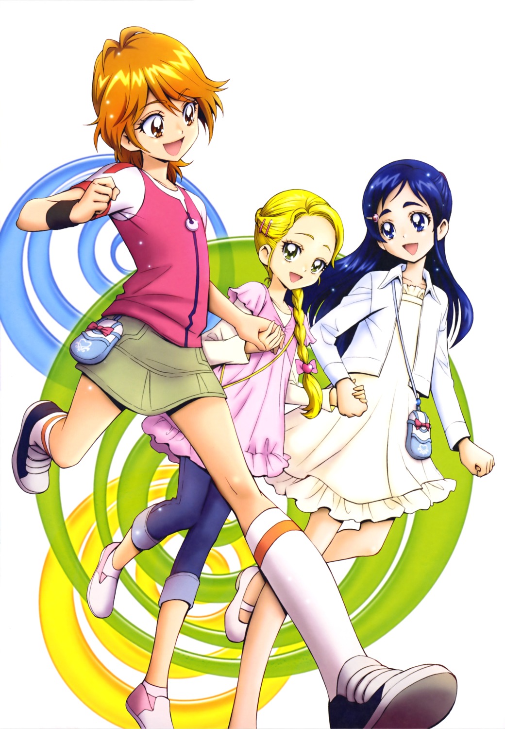 dress futari_wa_precure kamikita_futago kujou_hikari misumi_nagisa precure yukishiro_honoka