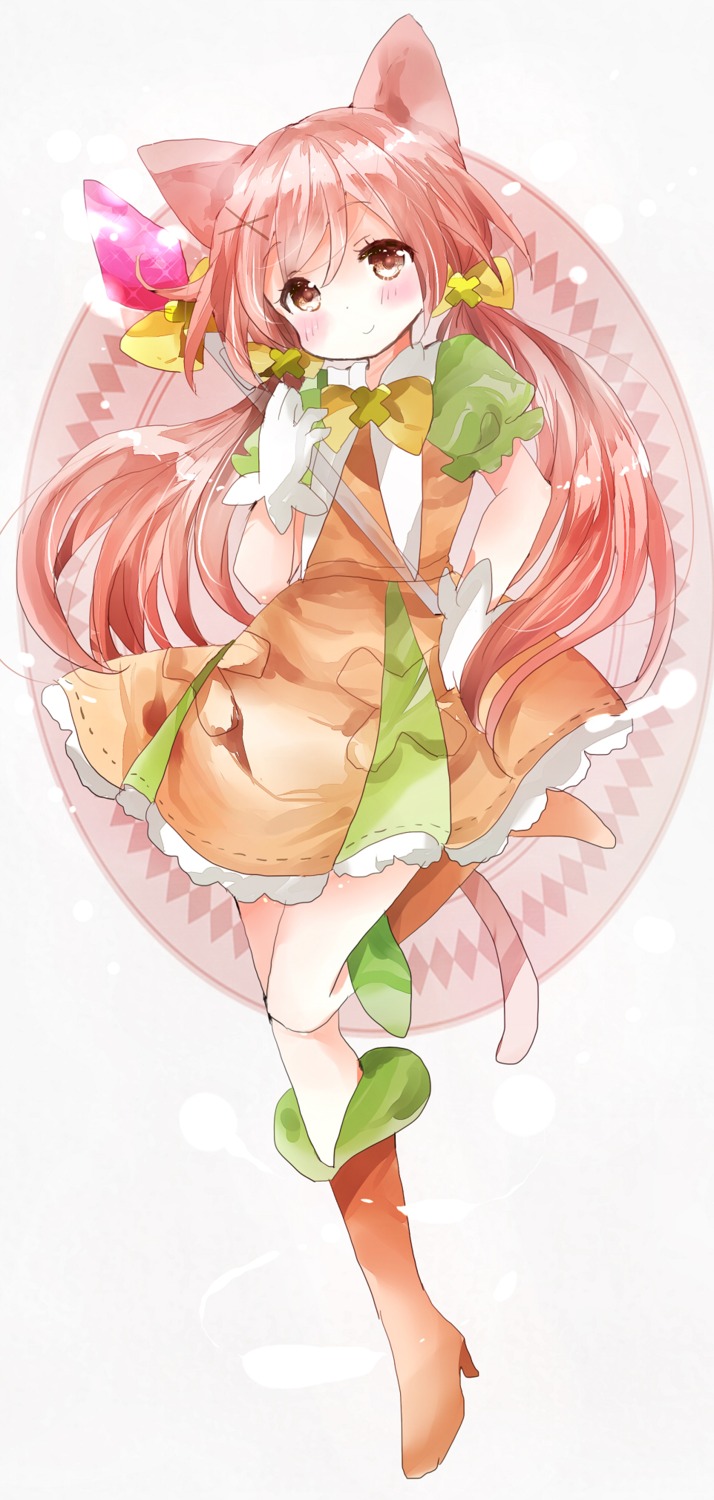 animal_ears dress heels nekomimi tail tsukiyo_(skymint)