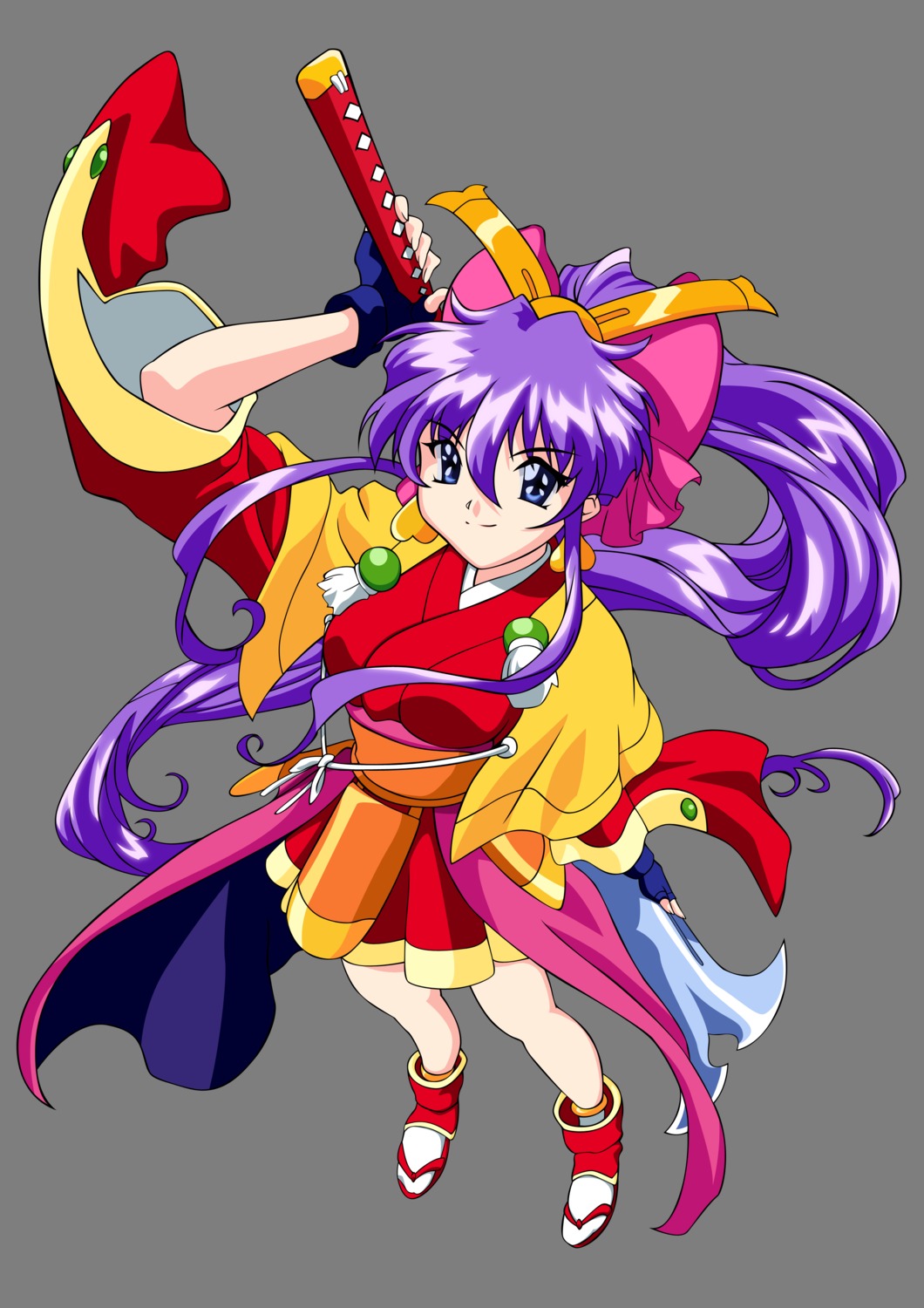 dancing_blade momohime momotenshi takemoto_yasuhiro transparent_png vector_trace