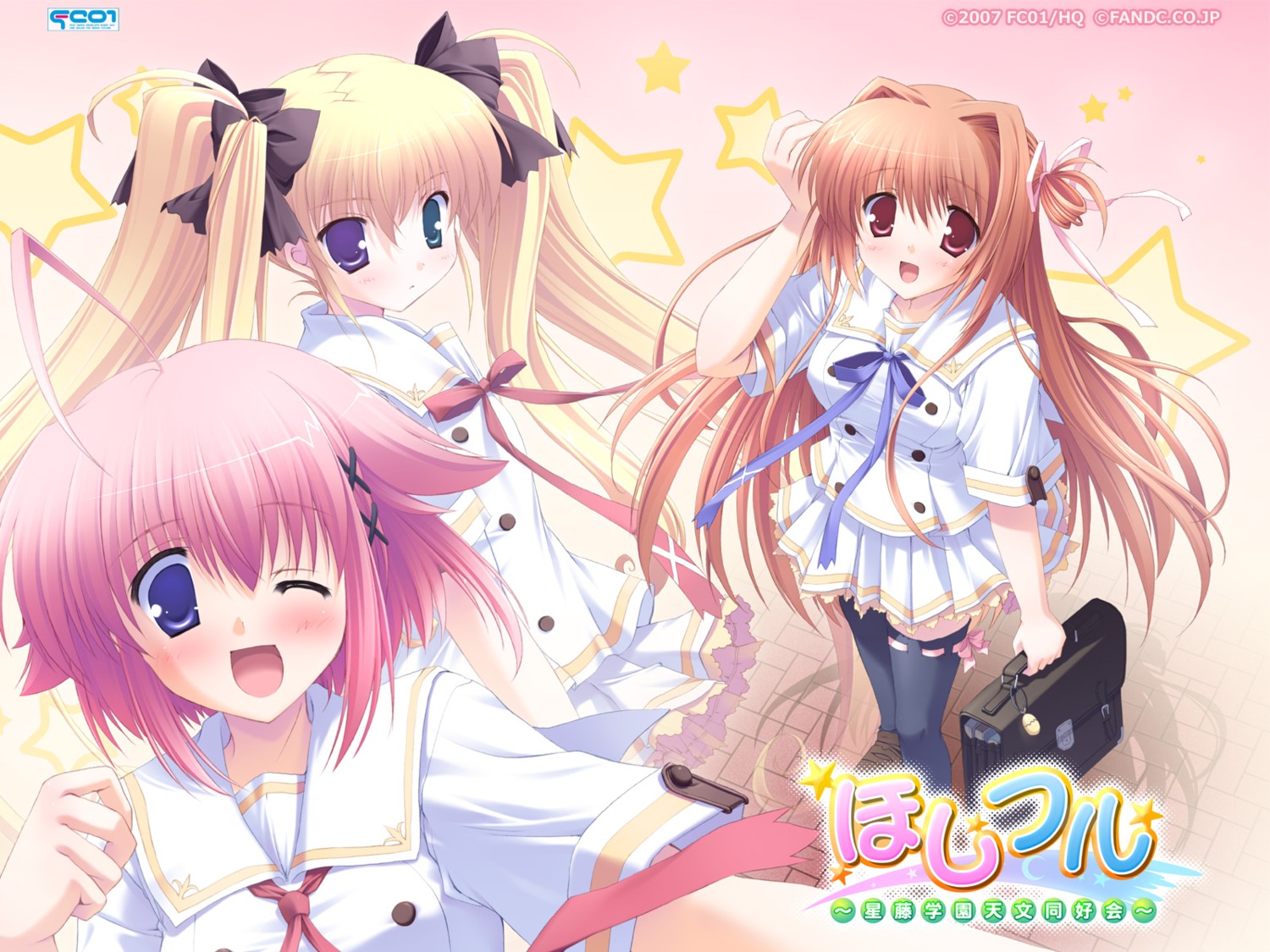 hoshiful hoshikawa_ruka ikegami_akane kusuhara_kotone takatsuka_mizuki wallpaper