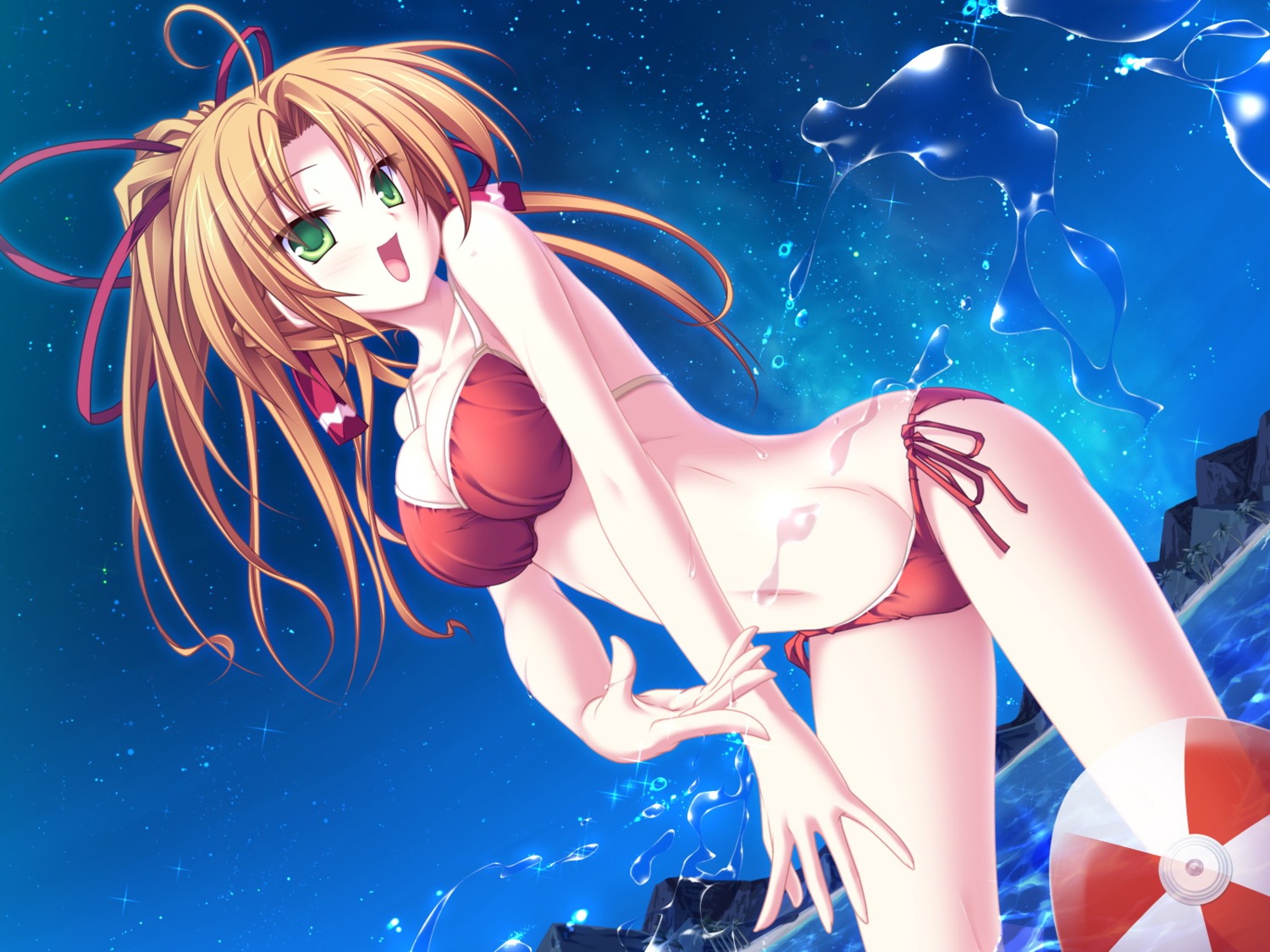 77 bikini cleavage hoshiba_sora swimsuits tenmaso wallpaper whirlpool