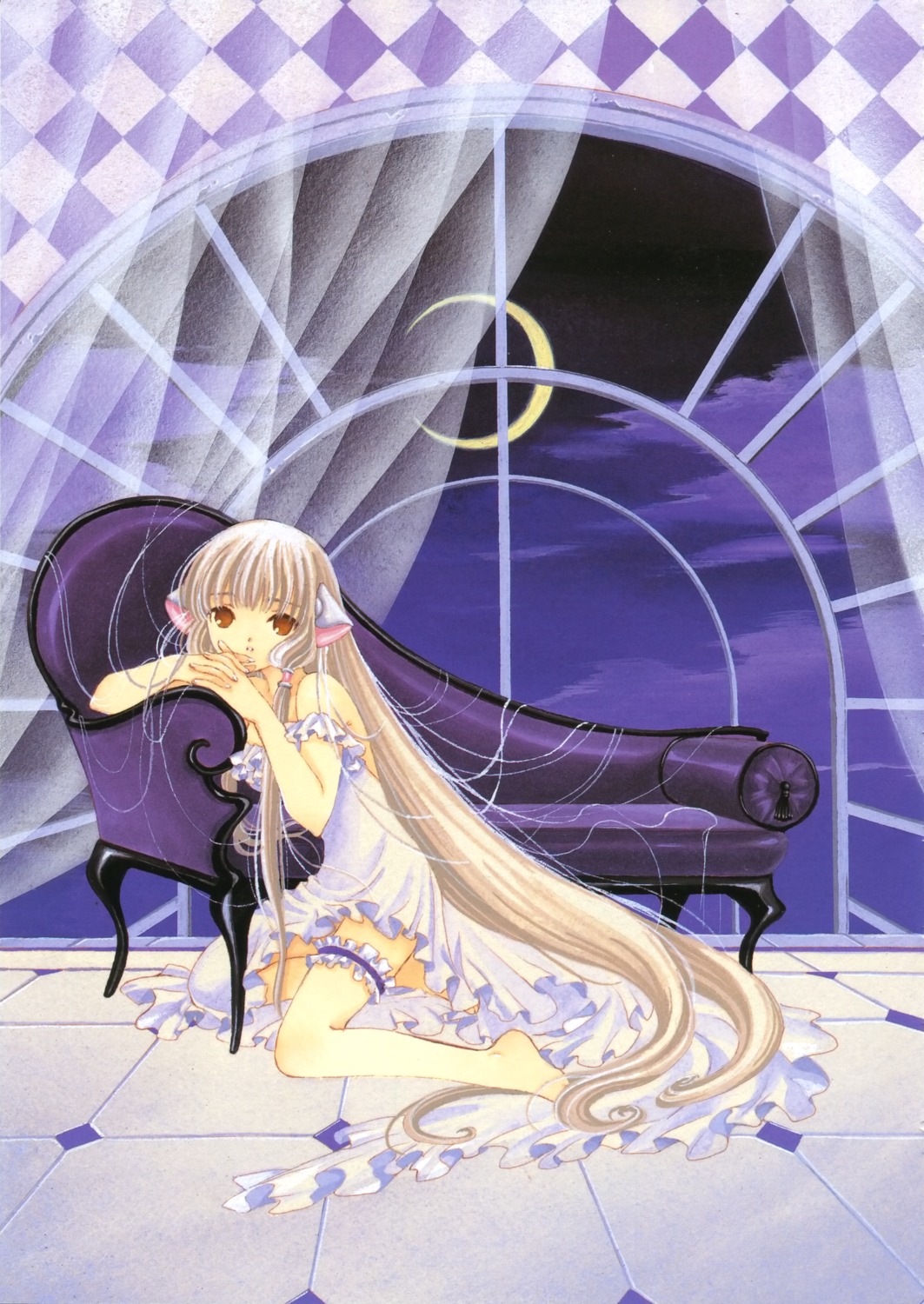 chii chobits clamp dress garter