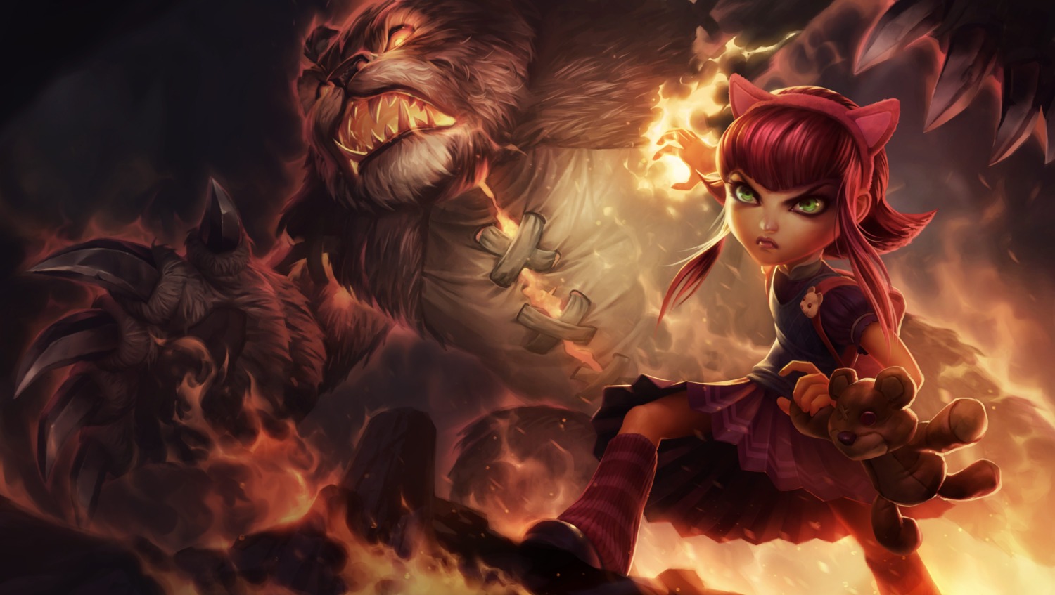 animal_ears annie_hastur league_of_legends monster possible_duplicate tagme tibbers