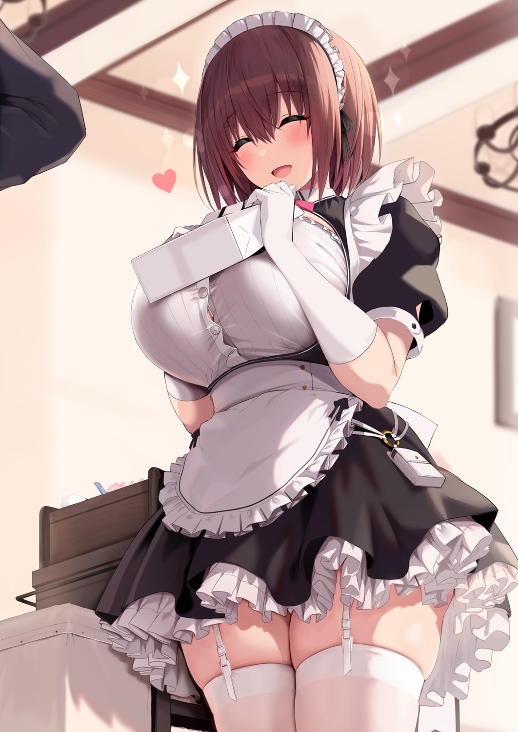 blue_gk maid stockings thighhighs