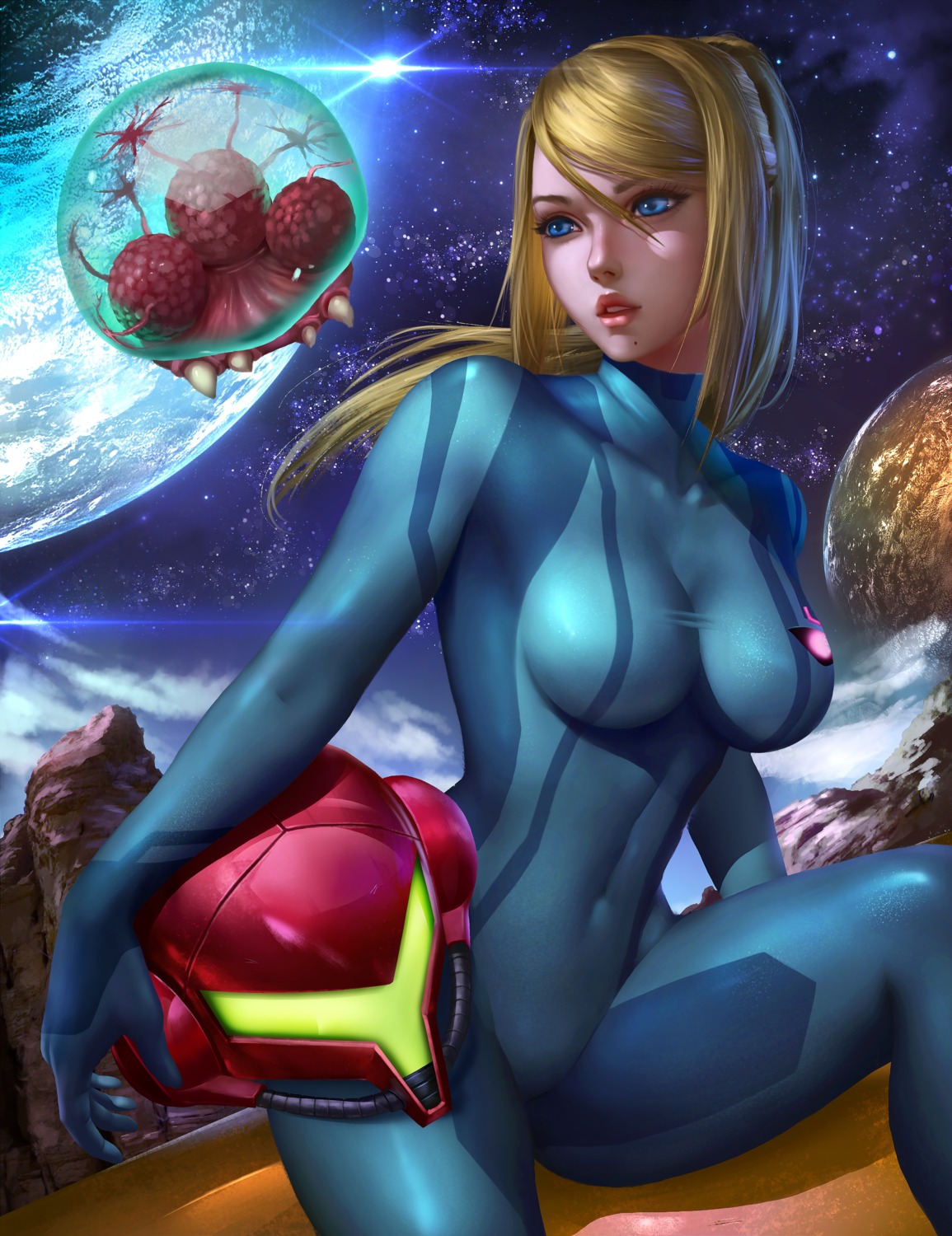 bodysuit logan_cure metroid samus_aran