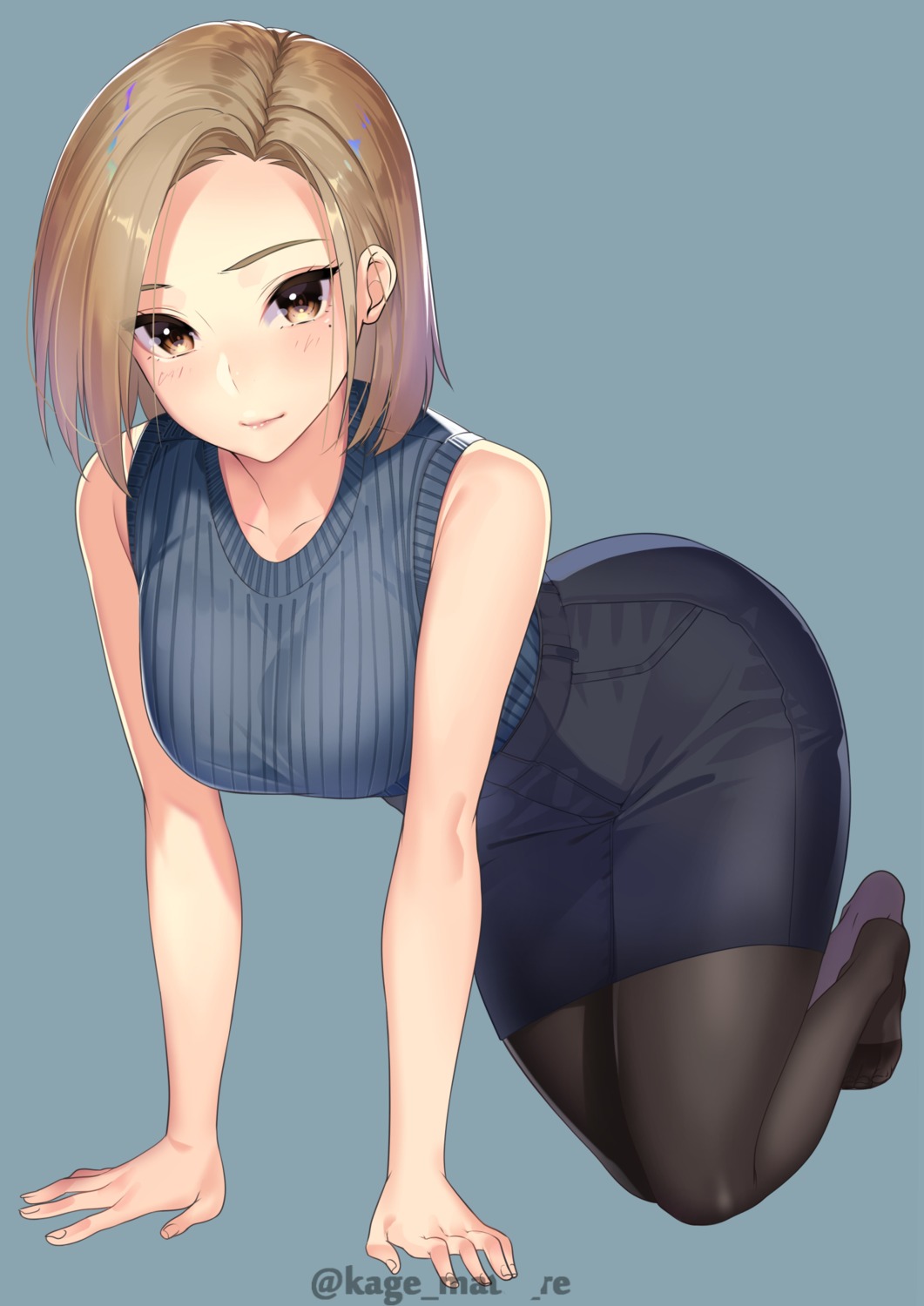 kagematsuri pantyhose sweater