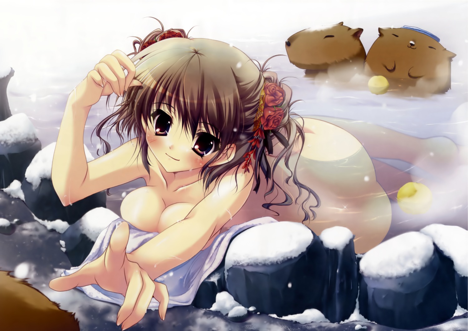 cleavage fixed hisuitei izumi_tsubasu naked onsen