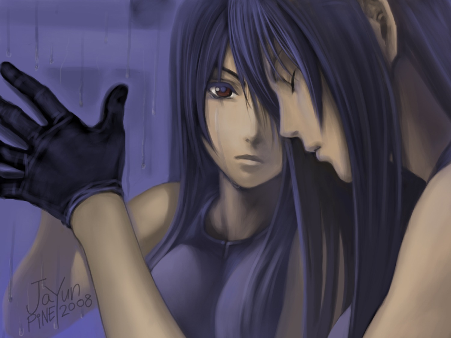 advent_children final_fantasy final_fantasy_vii jayun tifa_lockhart wallpaper