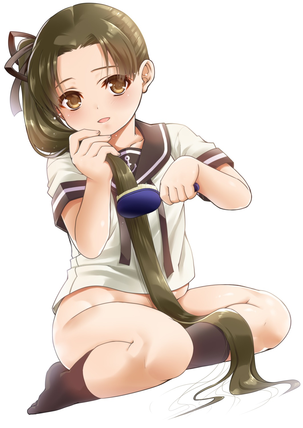 ayanami_(kancolle) bottomless chi_gura-ya kantai_collection seifuku