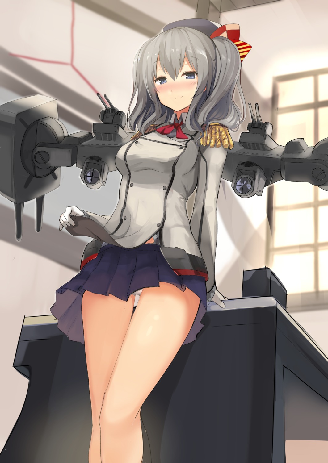 haik kantai_collection kashima_(kancolle) pantsu uniform