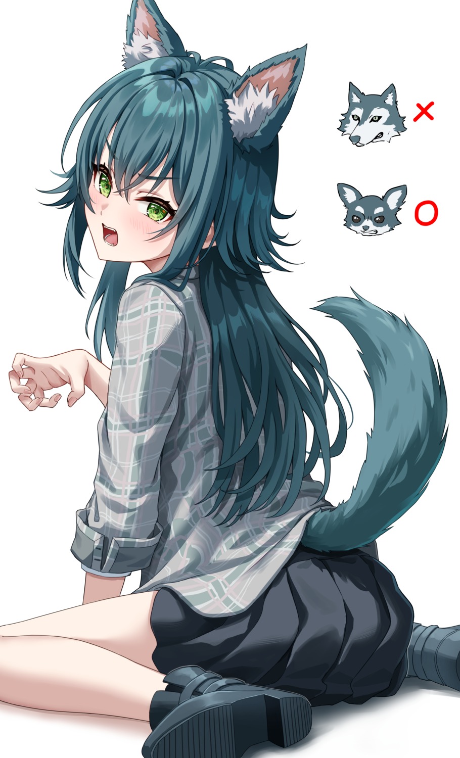 animal_ears ass gakuen_idolm@ster inumimi simoumi_217 tail the_idolm@ster tsukimura_temari