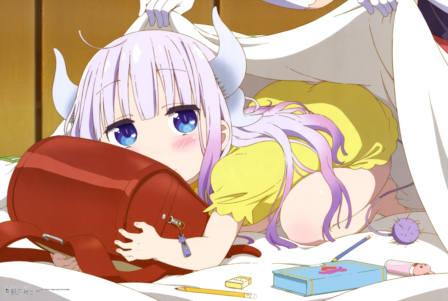 dress horns kadowaki_miku kanna_kamui kobayashi-san_chi_no_maidragon tail