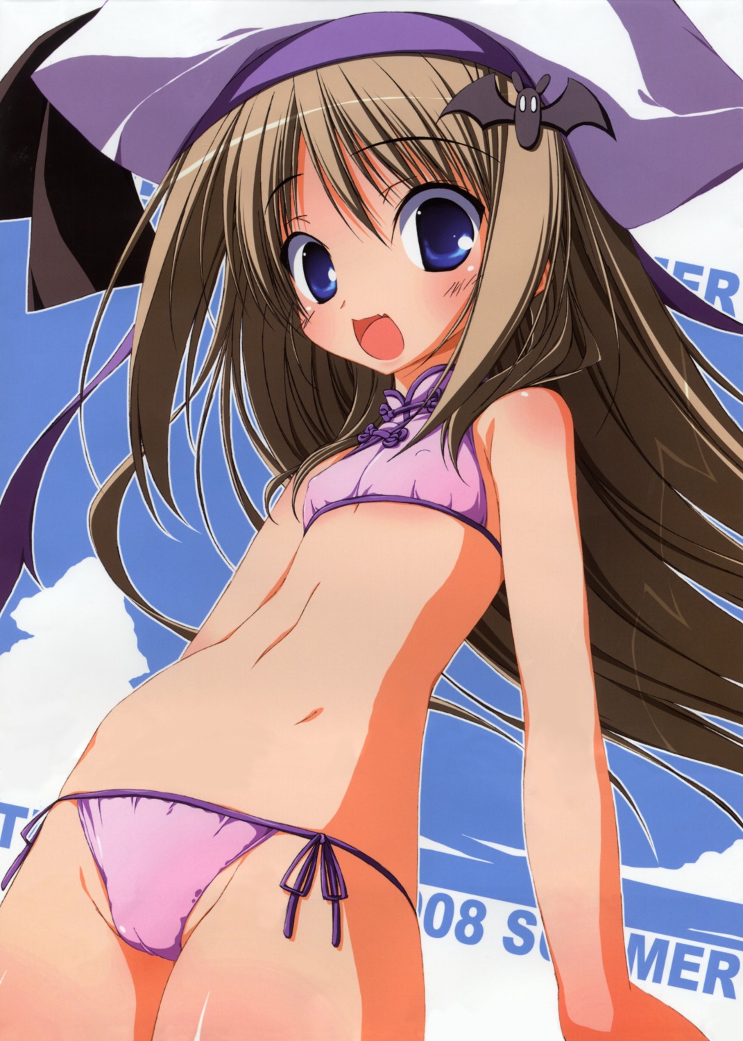 bikini cameltoe fixed little_busters! noumi_kudryavka suzuri swimsuits tennenseki