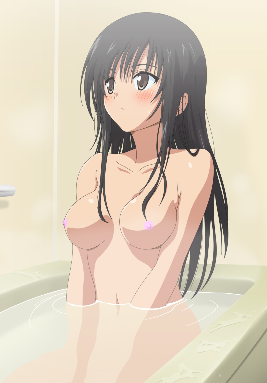 bathing kotegawa_yui naked nipples to_love_ru toshi5765 vector_trace wet