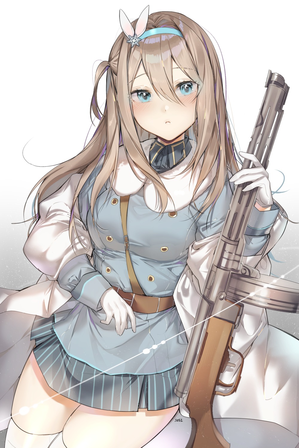 a_josi girls_frontline gun suomi_kp31_(girls_frontline) thighhighs