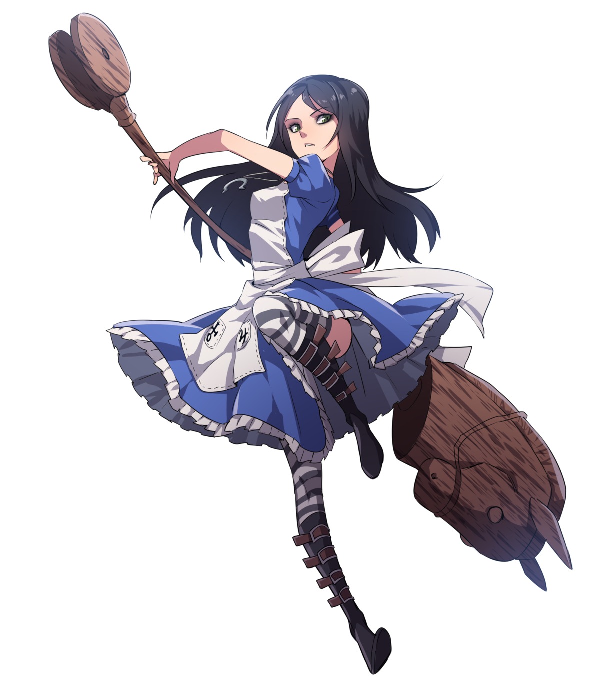 alice:_madness_returns alice_(alice:_madness_returns) dress supernew thighhighs weapon