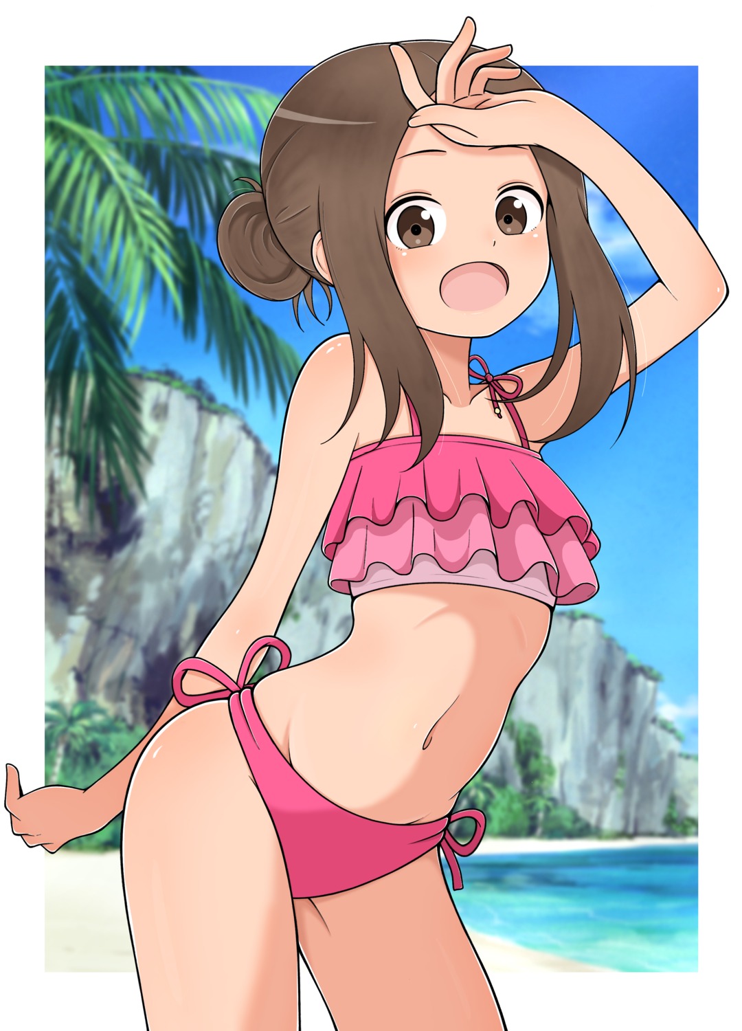 bikini ito_kashiwamochi karakai_jouzu_no_takagi-san swimsuits takagi-san