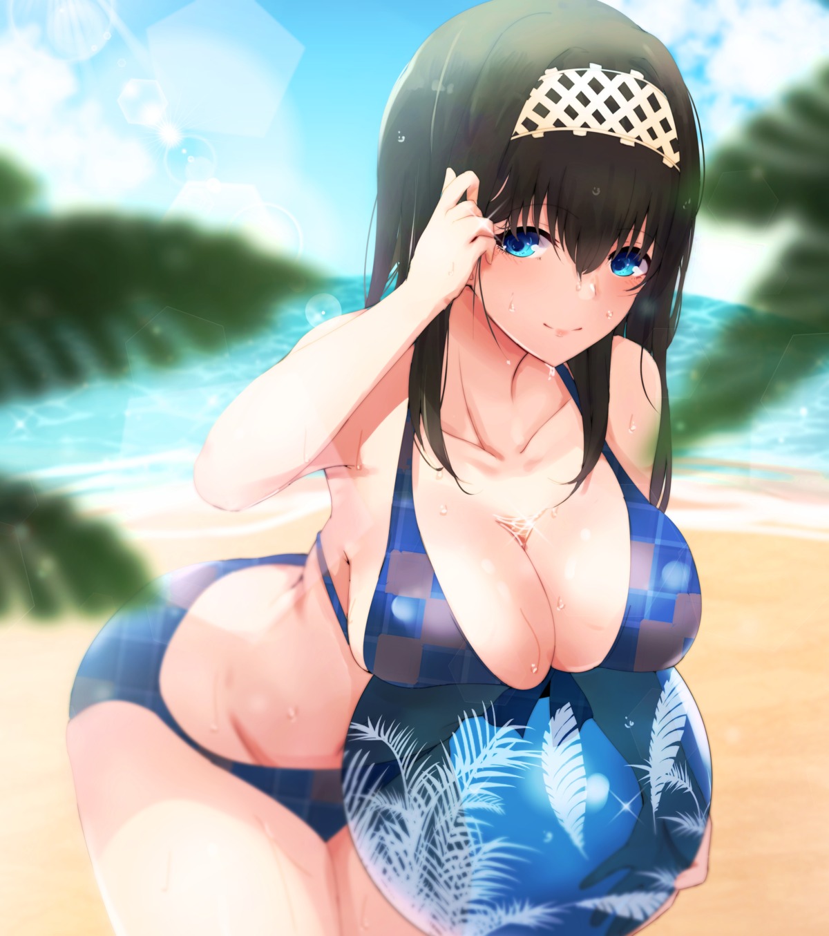 bikini ryuu. sagisawa_fumika swimsuits the_idolm@ster the_idolm@ster_cinderella_girls wet