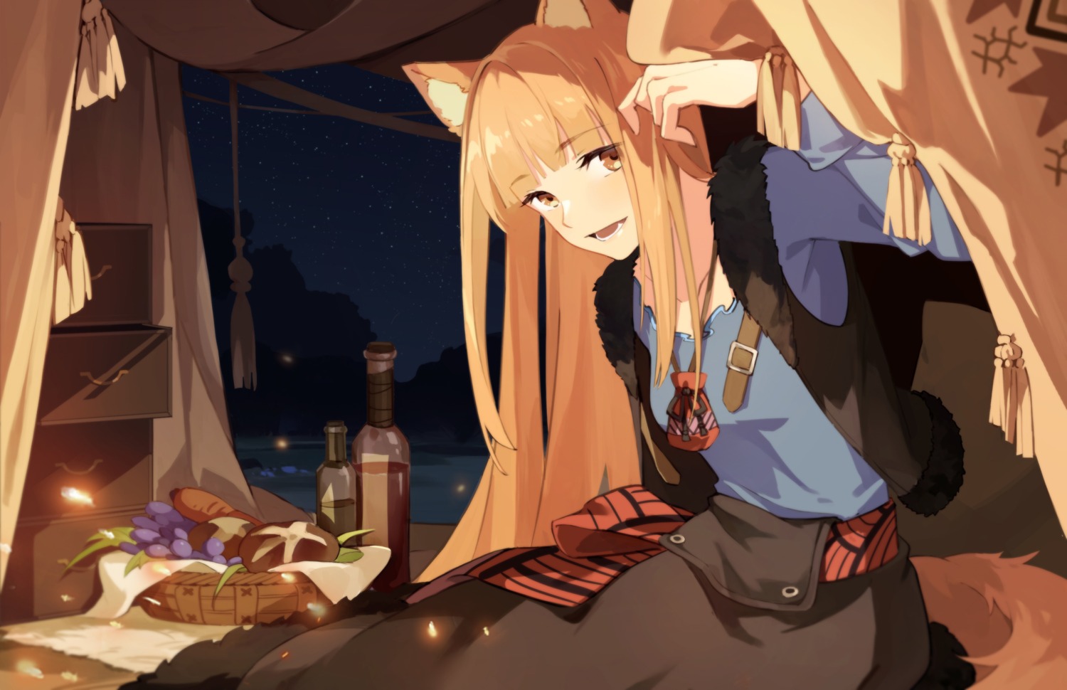 animal_ears holo spice_and_wolf tagme tail