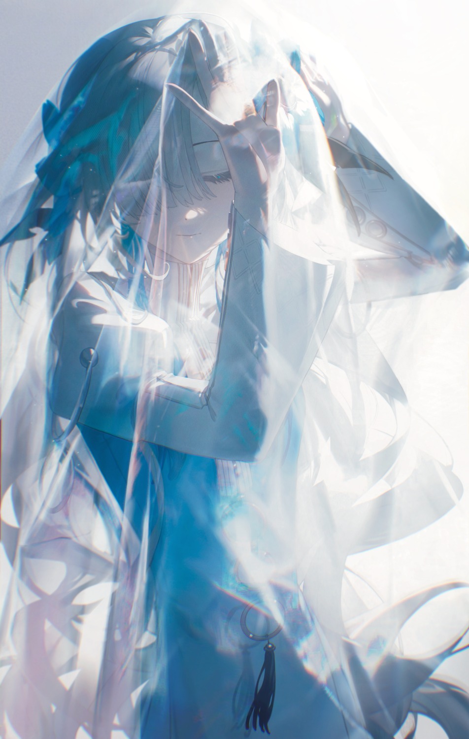 dress isekai_joucho kamitsubaki_studio konya_karasue see_through