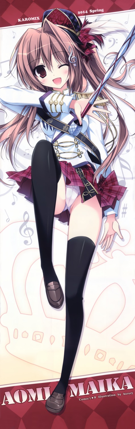 aomi_maika cameltoe karory pantsu thighhighs uniform