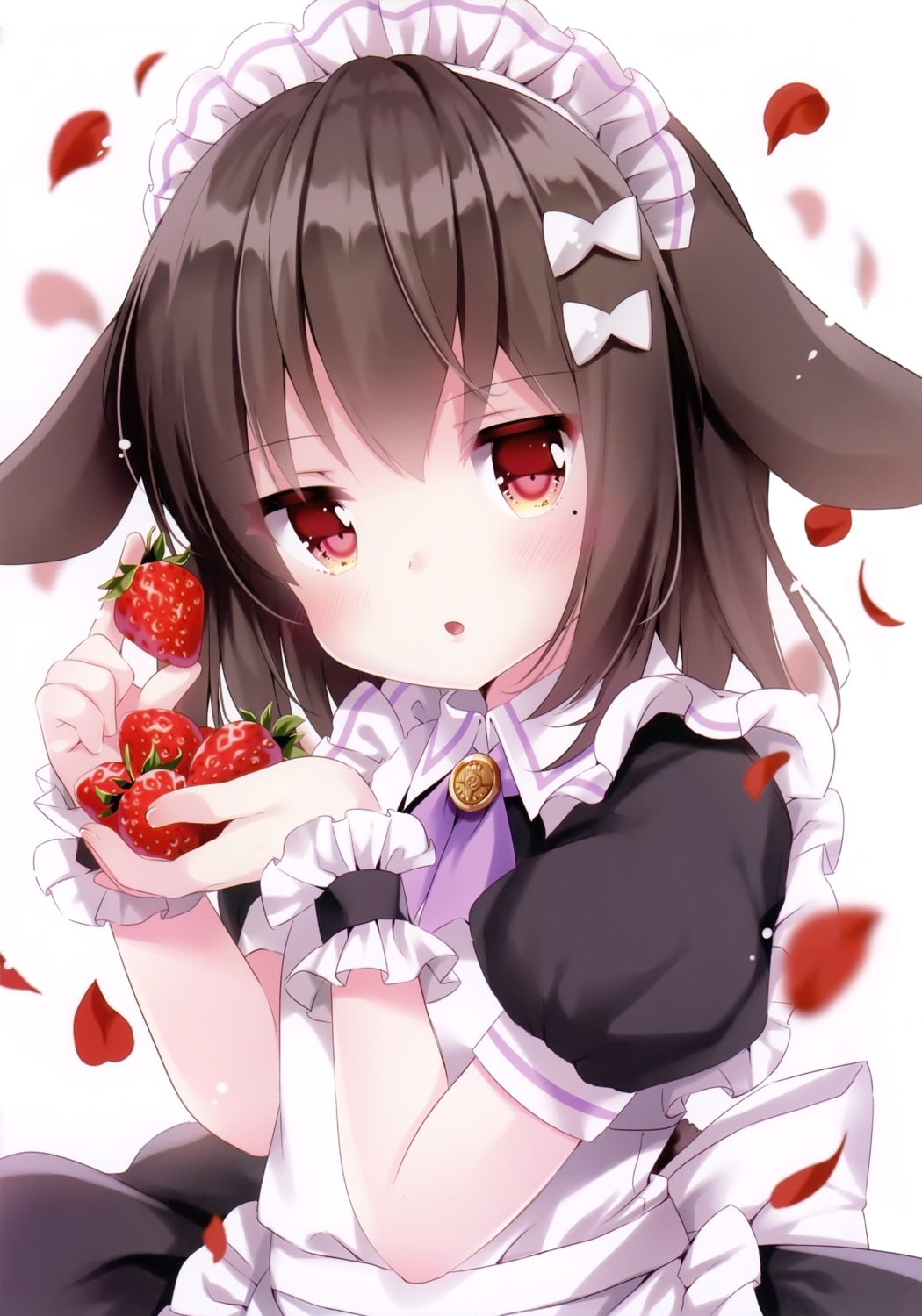 alice_(koiko_irori) animal_ears bunny_ears koiko_irori lolipop_complete maid